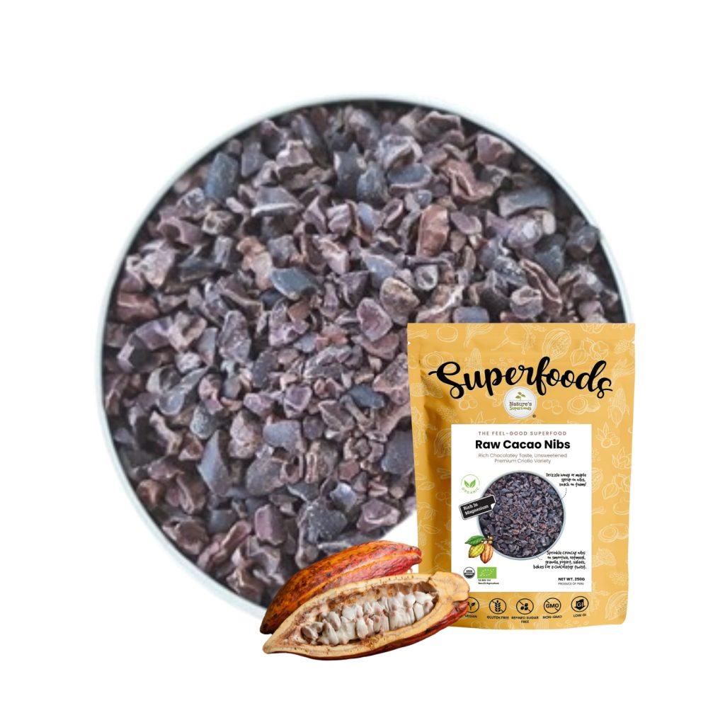 Organic Raw Cacao Nibs in Singapore l Nature's Superfoods