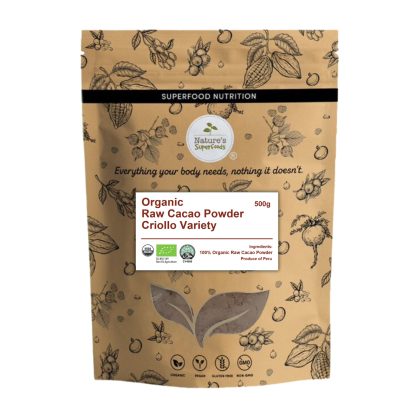 Raw Cacao Powder 500G - Front