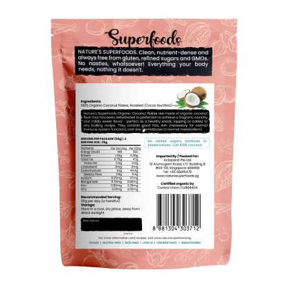 Coconut Flakes 50G - Back