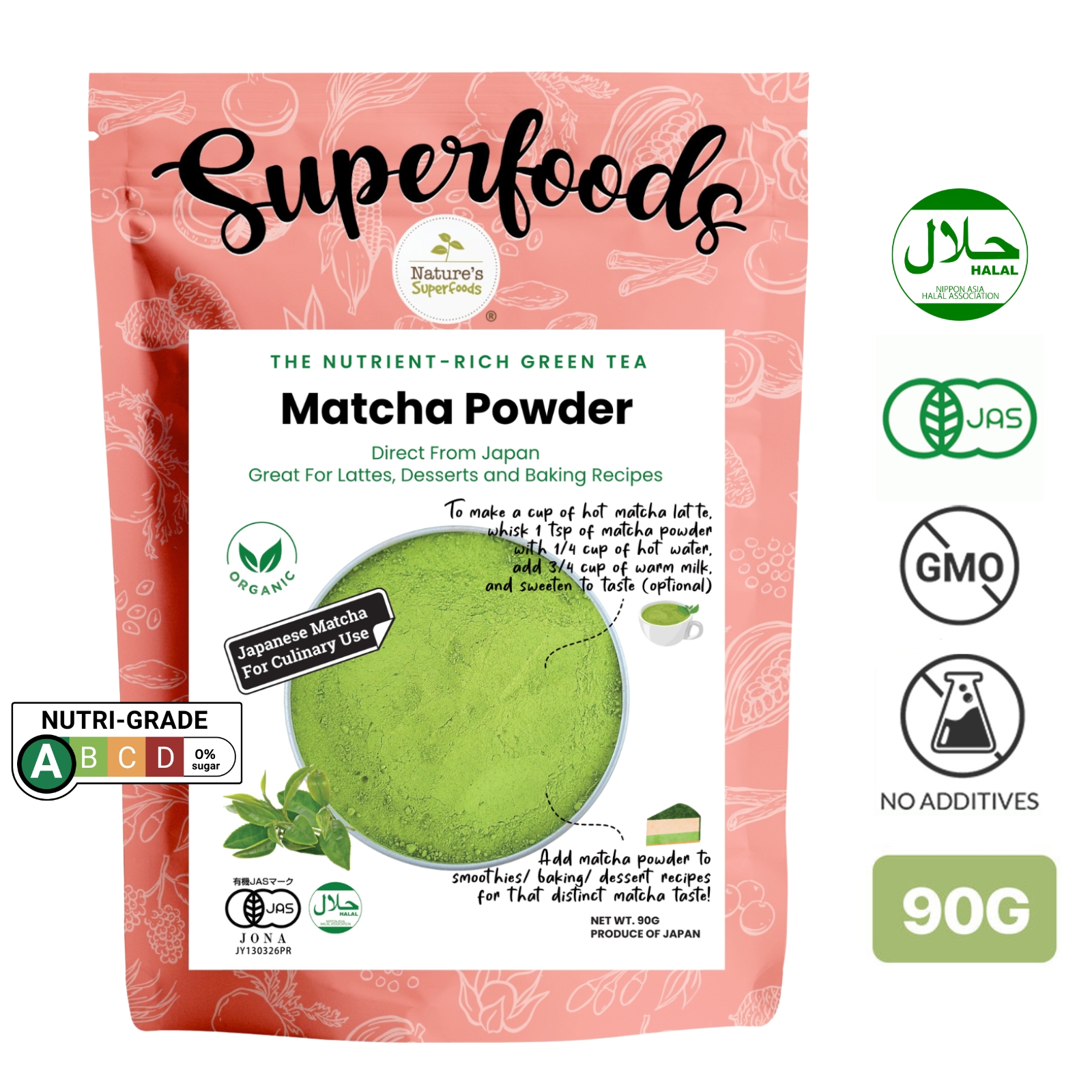Matcha Powder 100G Front (CERT) (1)