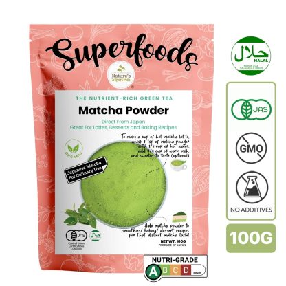 Matcha Powder 100G - Front (CERT)