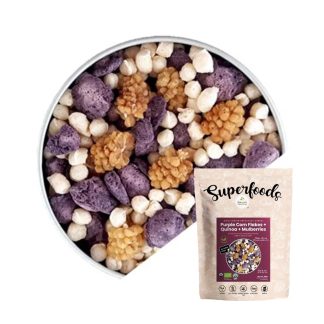Organic Purple Corn-Quinoa-Mulberries Cereal Mix