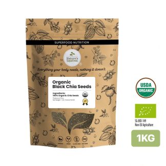 Black Chia Seeds 1KG Front (CERT)