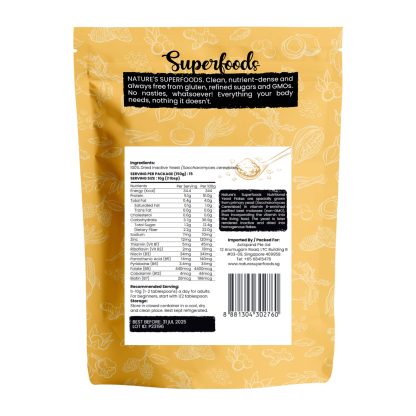 Nutritional Yeast Flakes 150G - Back