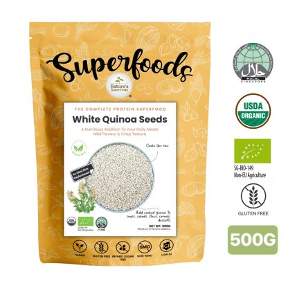 White Quinoa Seeds 500G - Front (CERT)