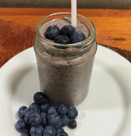 Plant Protein Cacao - Blueberry Smoothie Recipe