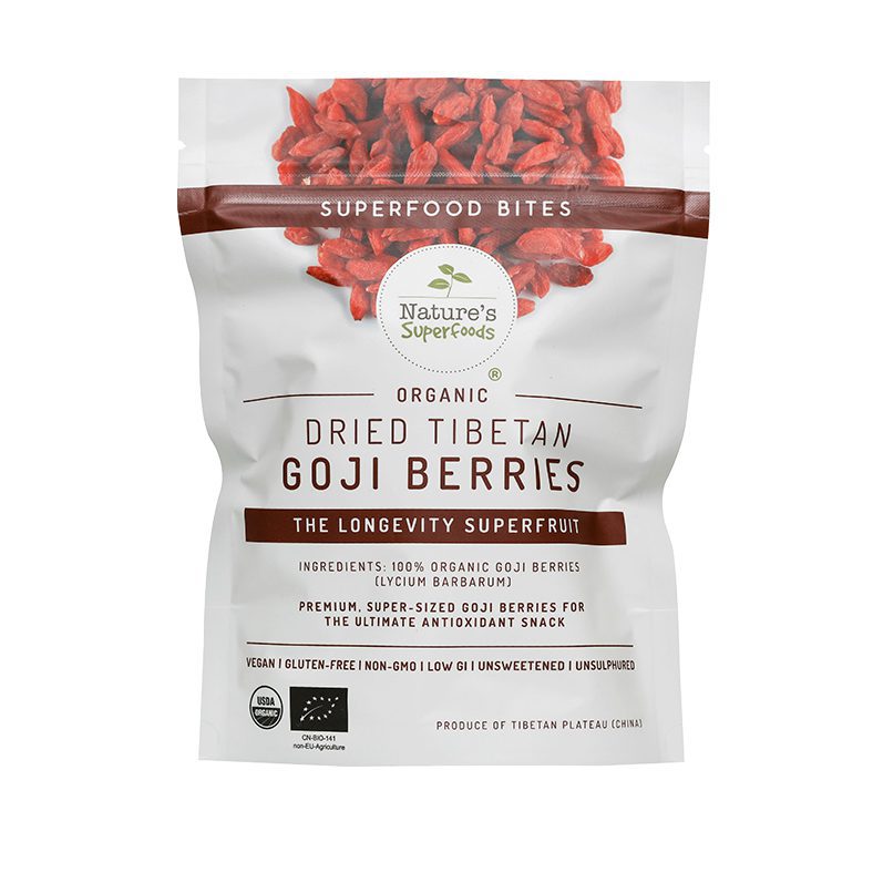 Organic Goji Berries 100g front