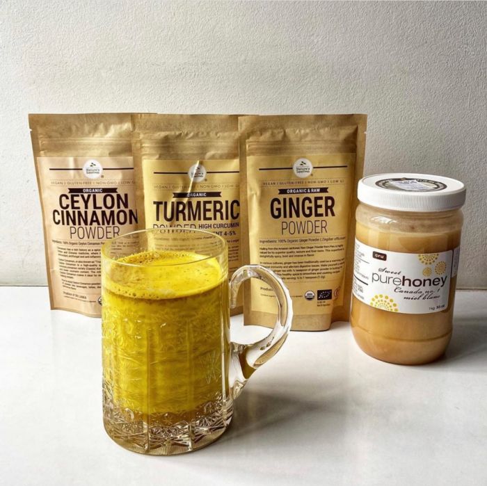 Golden Milk Turmeric Cinnamon Ginger Latte