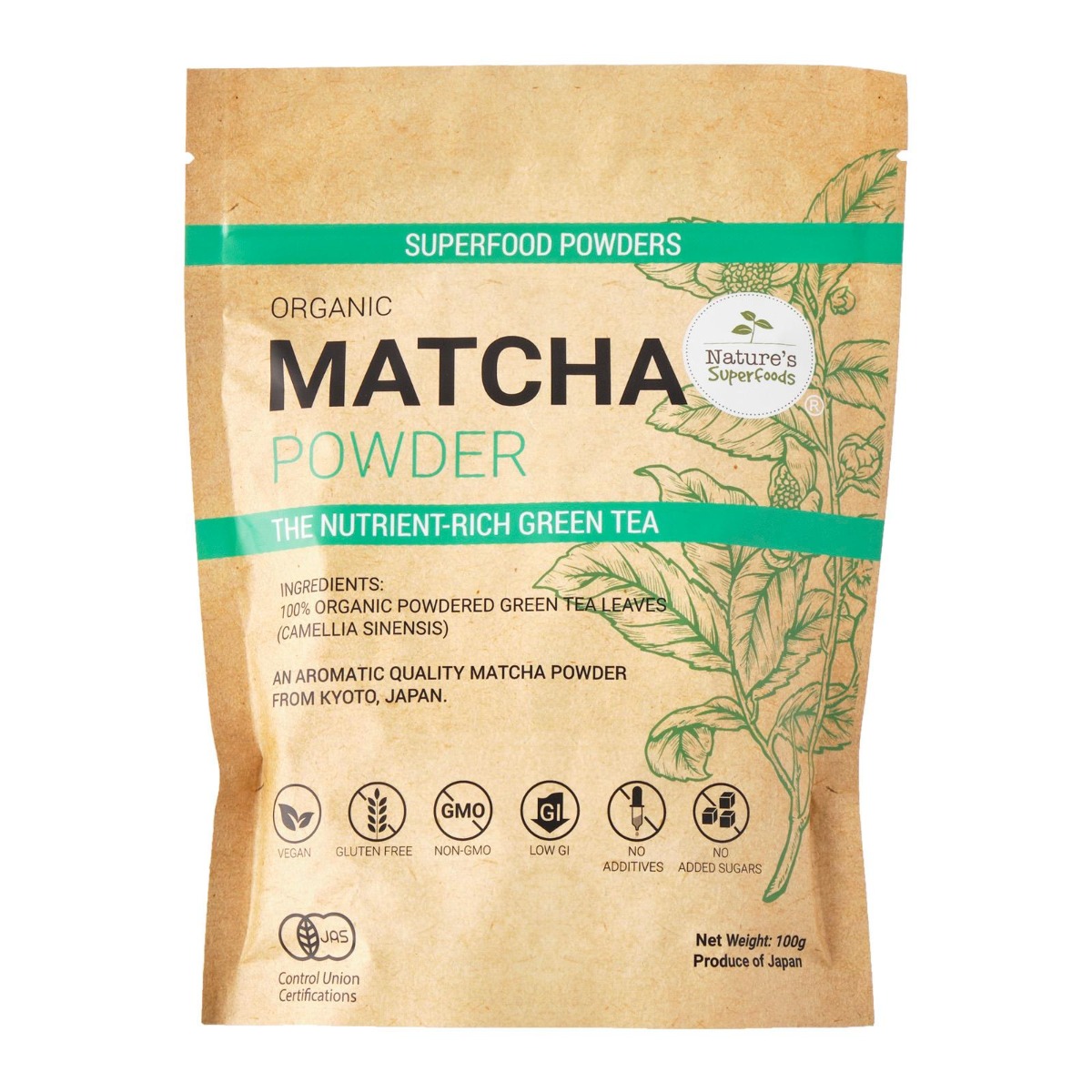 Matcha Lover Duo - Organic Matcha Powder 100g front