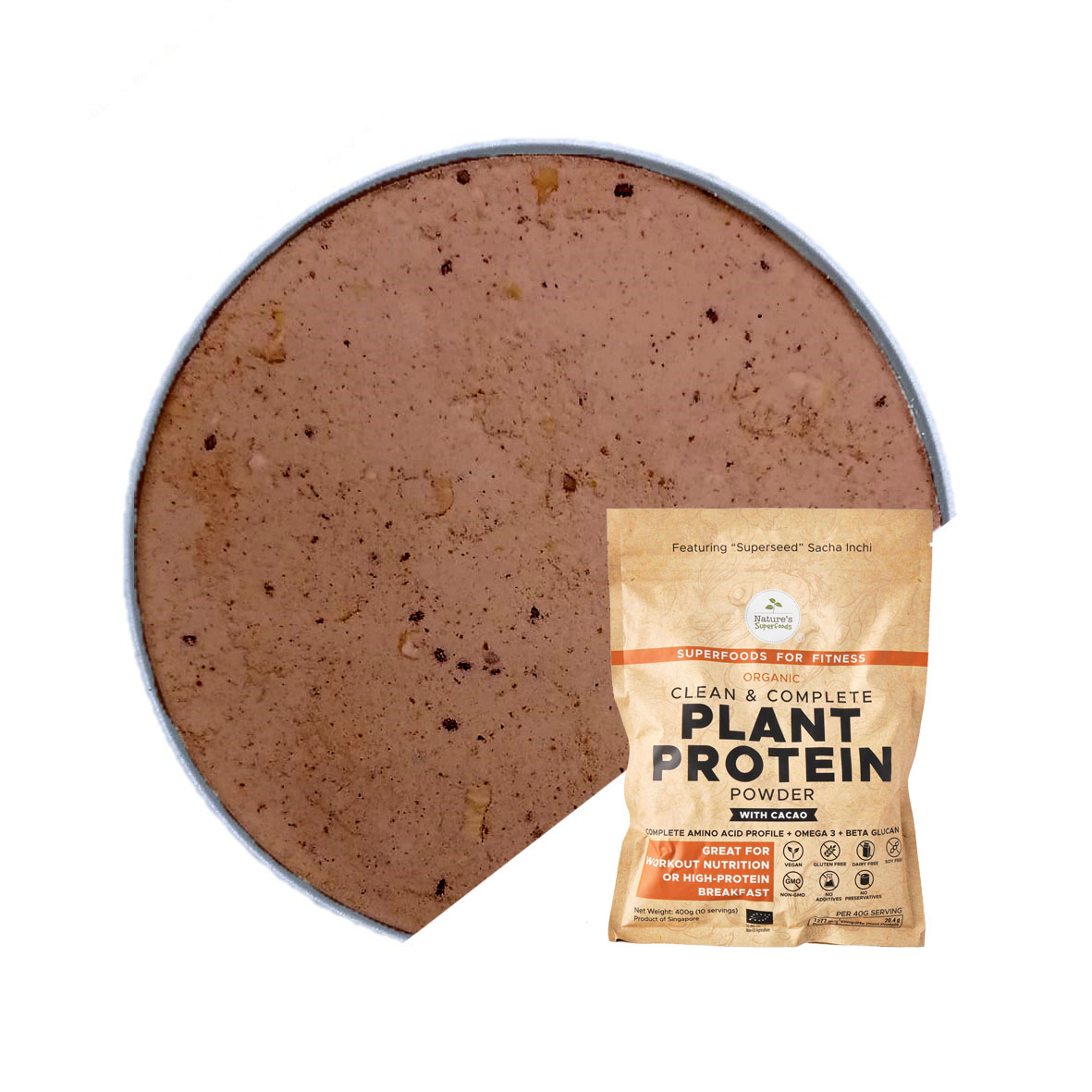 Organic Plant Protein Powder (with Cacao)