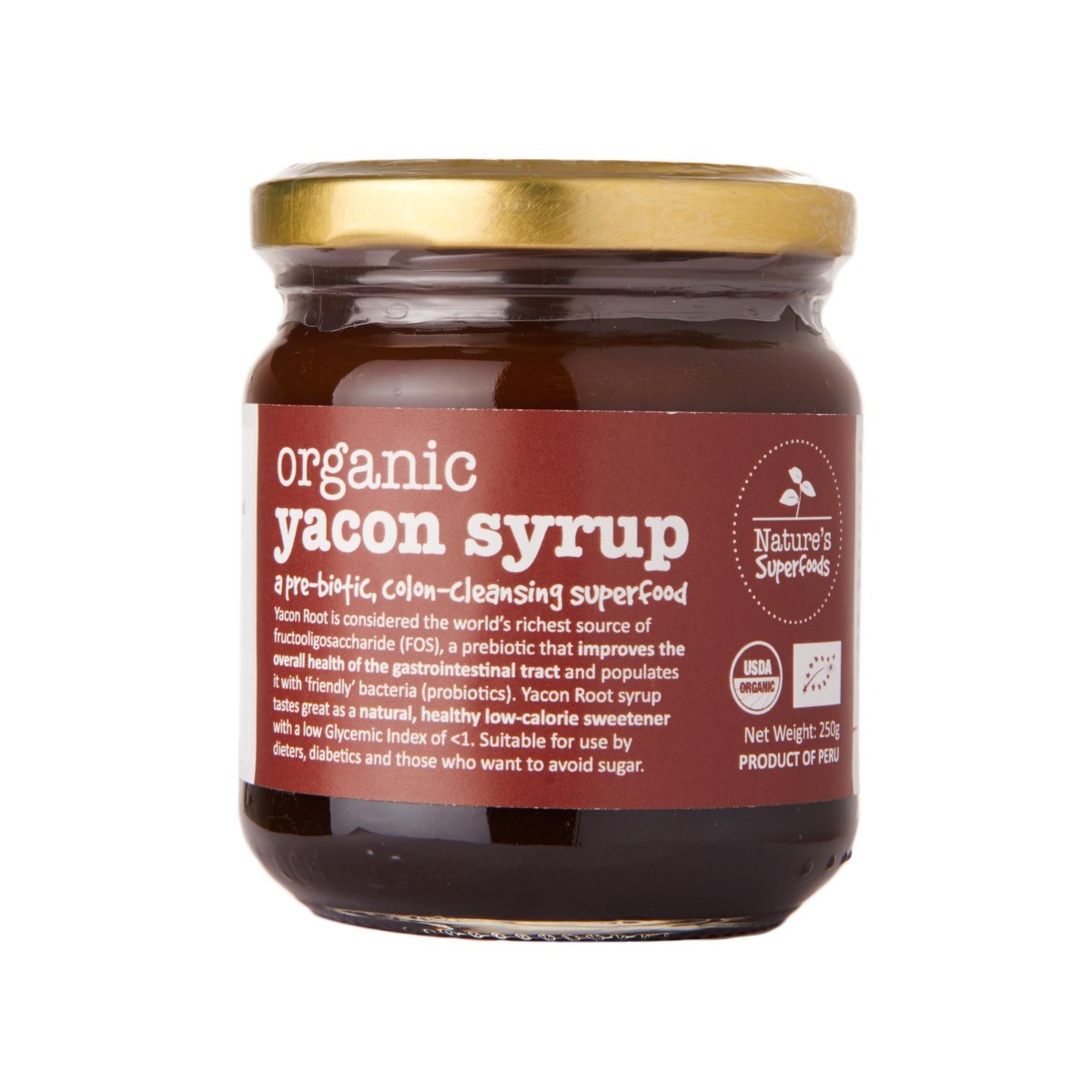 Organic Premium Yacon Root Syrup