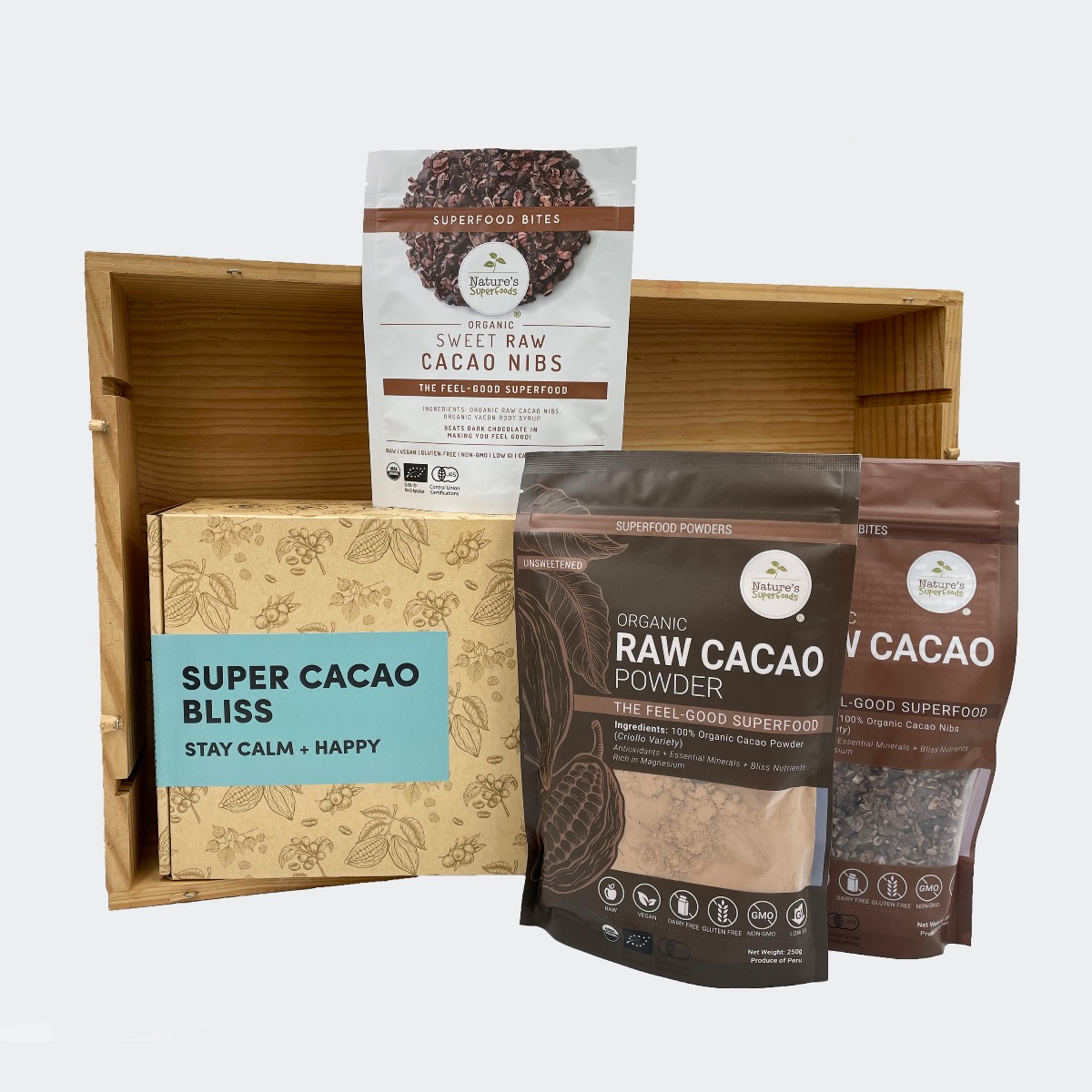 SuperFood Powder - Organic Raw Cacao Bliss Gift Set