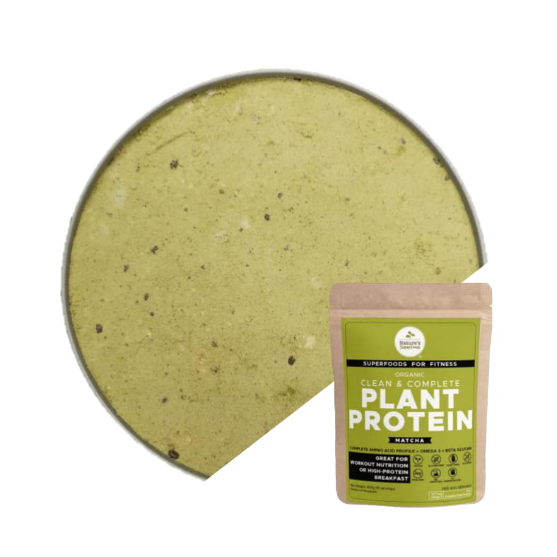Organic Plant Protein Powder (with Matcha)