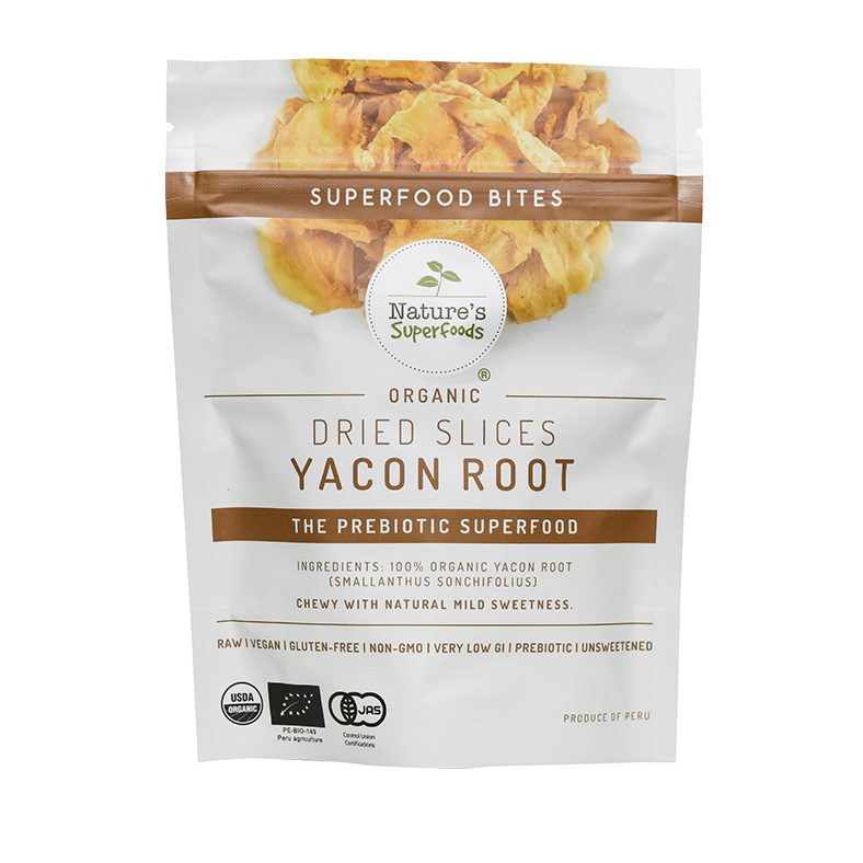 Organic Yacon Root Slices 40g front