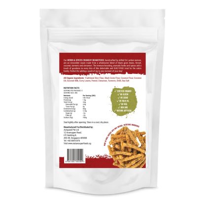 Bean Sticks Herbs & Spices 100G Back