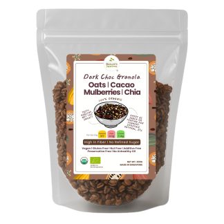 Dark Choc Granola Front