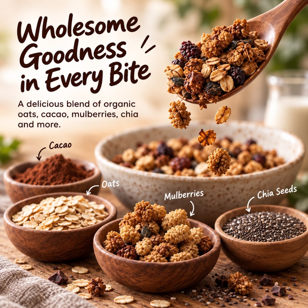 Dark Chocolate Granola 300 G Wholesome Goodness in Every Bite